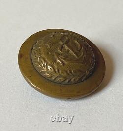 Original! CIVIL War Confederate States Navy (csn) Uniform Button