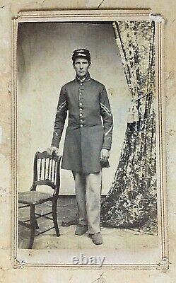 Original CIVIL War Corporal With Service Chevron CDV Photograph