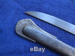 Original CIVIL War M1840 Us Calvary Sword And Scabbard Rare Maker R&c Solingen