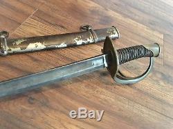 Original CIVIL War M1840 Us Calvary Sword & Scabbard