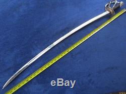 Original CIVIL War M1860 Us Calvary Sword And Scabbard Made By Roby