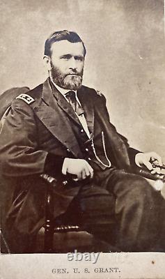 Original CIVIL War Union Lieut. General Ulysses S. Grant 1864 CDV Photo