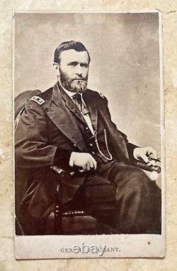 Original CIVIL War Union Lieut. General Ulysses S. Grant 1864 CDV Photo