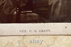 Original CIVIL War Union Lieut. General Ulysses S. Grant 1864 CDV Photo