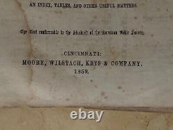 Original CIVIL War Union Warren County New Jersey Family Bible 1859