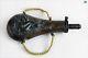 Original Civil War 1850 U. S. Peace Gun Powder Hunting Flask by A. M Flask & Cap