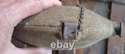 Original Civil War 1858 Smooth Side Canteen With Cover And Strap