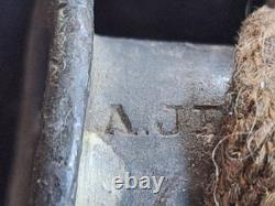 Original Civil War 1858 Smooth Side Canteen With Cover And Strap