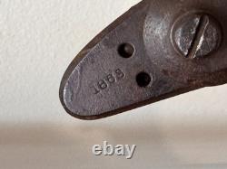 Original Civil War 1863 US Springfield Musket Lock Sideplate w Screws