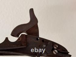 Original Civil War 1863 US Springfield Musket Lock Sideplate w Screws