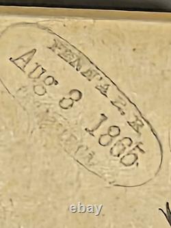 Original Civil War 1865 Union 215th Regiment Pennsylvania Volunteers Discharge