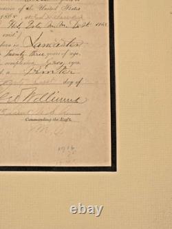 Original Civil War 1865 Union 215th Regiment Pennsylvania Volunteers Discharge