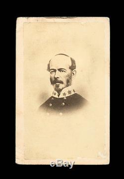 Original Civil War CDV Photo CSA Confederate General Joseph Johnston / Tax Stamp
