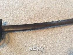Original Civil War Calvary Sword, Marked. On Blade