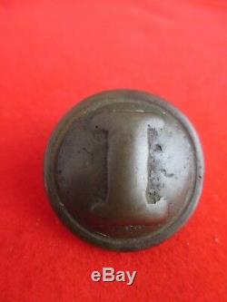 Original Civil War Confederate Non Dug Cast I Coat Button 23mm