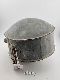 Original Civil War Confederate or Cowboy, Line Rider Tin Drum Canteen W Chain