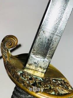 Original Civil War Foot Officer's Sword W. Clauberg, Solingen Iron Proof
