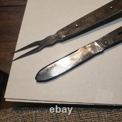Original Civil War Knife Fork Spoon Folding Combination Set