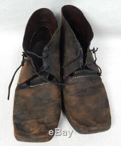 Original Civil War Maryland Soldiers Uniform Brogans Shoes Boots Union Size 10