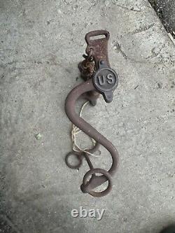 Original Civil War Model 1859 US Cavalry Bridle Curb Bit