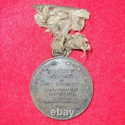 Original Civil War New Jersey First Defenders Medal 1861 James Springstein