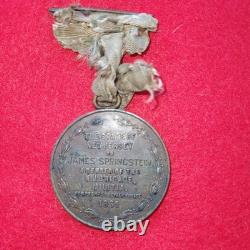 Original Civil War New Jersey First Defenders Medal 1861 James Springstein