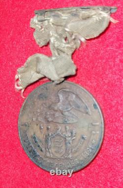 Original Civil War New Jersey First Defenders Medal 1861 James Springstein