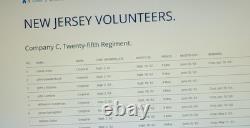 Original Civil War New Jersey First Defenders Medal 1861 James Springstein