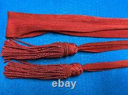 Original Civil War Officers Maroon Sash