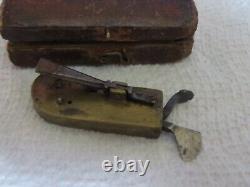 Original Civil War Period Physicians Bleeder Knife Blood Letting With Case