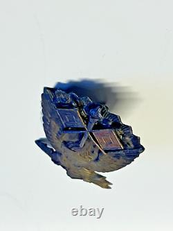 Original Civil War Rare Signal Corp Side Hardee Hat Insignia Badge