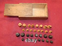 Original Civil War Soldier's Chess Set WithBox