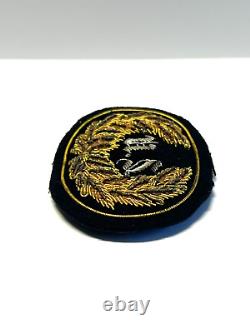 Original Civil War US Staff Officer Kepi Hat Badge Insignia Bullion Lot #A