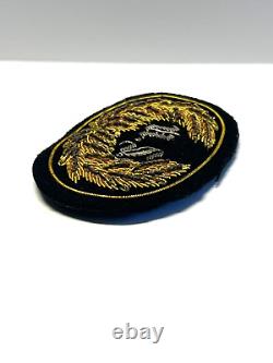 Original Civil War US Staff Officer Kepi Hat Badge Insignia Bullion Lot #A
