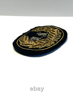Original Civil War US Staff Officer Kepi Hat Badge Insignia Bullion Lot #A
