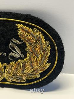 Original Civil War US Staff Officer Kepi Hat Badge Insignia Bullion Lot #A