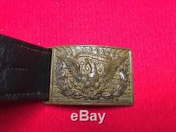Original Civil War U. S. Model 1851 Officers Belt and Buckle