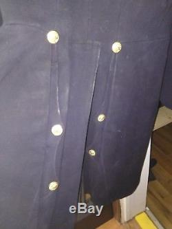 Original Civil War U. S. Navy Overcoat from Museum