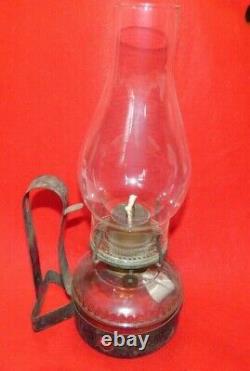 Original Civil War Union Barracks Oil Lamp