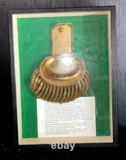 Original Civil War Union Major General's Epaulette in Presentation Case