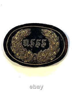 Original Civil War Union Officer USSS Hat Badge Insignia Bullion Embroidery