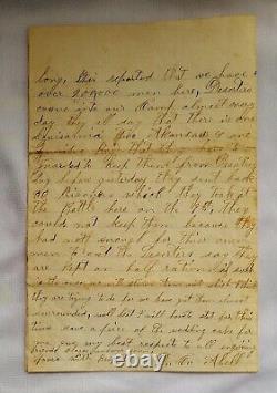 Original Civil War letter battle of Farmington MS May 22, 1962, letters 1860's