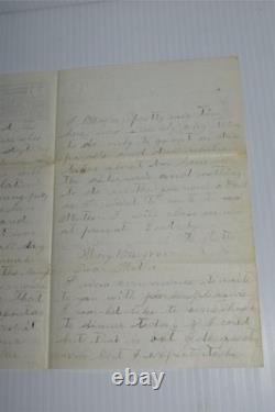 Original Handwritten Letter-may 10th, 1865-from Soldier-parents CIVIL War(mck17)