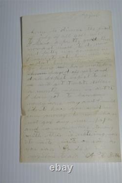 Original Handwritten Letter-may 10th, 1865-from Soldier-parents CIVIL War(mck17)