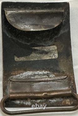 Original Indian Wars Brass Belt Buckle- Great Brass Patina & Wear