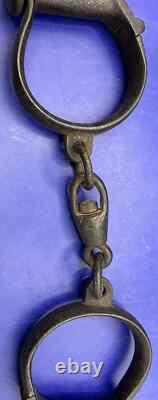 Original Period Civil War Era Handcuffs No Key