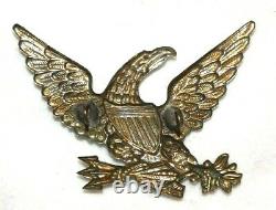 Original Pre-Civil War 1821 Pattern U. S. Officer Bell-Crown Infantry Badge