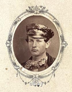 Original! Rare! CIVIL War Merchant Marine Cartouche CDV Photo 1863
