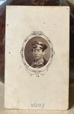 Original! Rare! CIVIL War Merchant Marine Cartouche CDV Photo 1863
