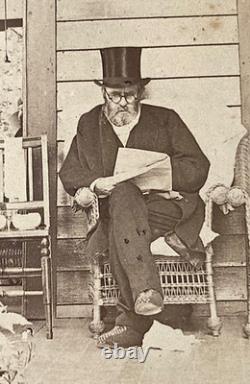 Original! Rare! CIVIL War Union General Grant (last Photo) Cabinet Photo 1885